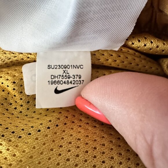 Nike DNA Mens XL Yellow & Blue 8" Athletic Basketball Shorts Mesh Lining‎ - Picture 5 of 9